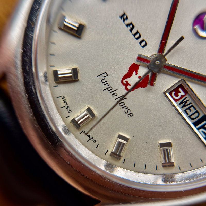 Rado Rado - Purple Horse - No reserve price - 11976 - Men - 1970-1979 vintage watch - image 18