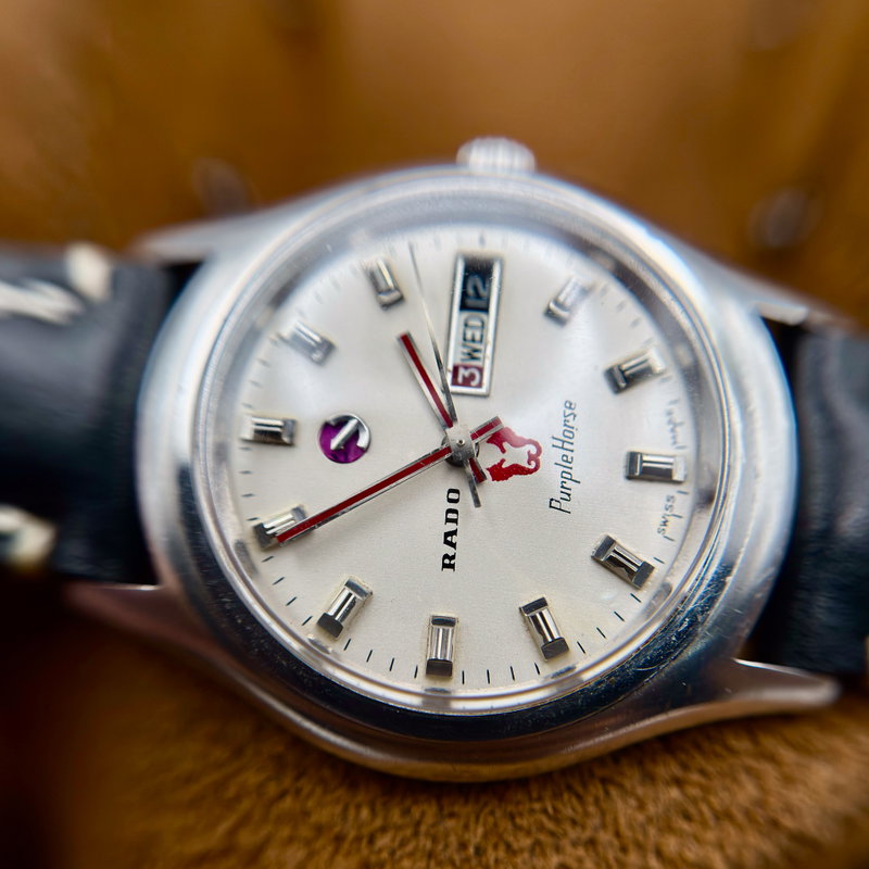 Rado Rado - Purple Horse - No reserve price - 11976 - Men - 1970-1979 vintage watch - image 24