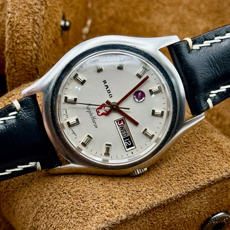 Rado Rado - Purple Horse - No reserve price - 11976 - Men - 1970-1979 vintage watch - image 34