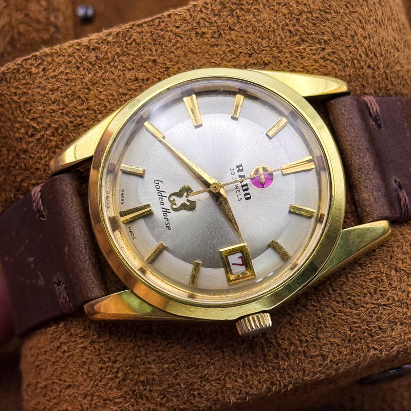 Rado Rado - Golden Horse - Ingen mindstepris - 11674 - Men - 1970 vintage watch - image 7
