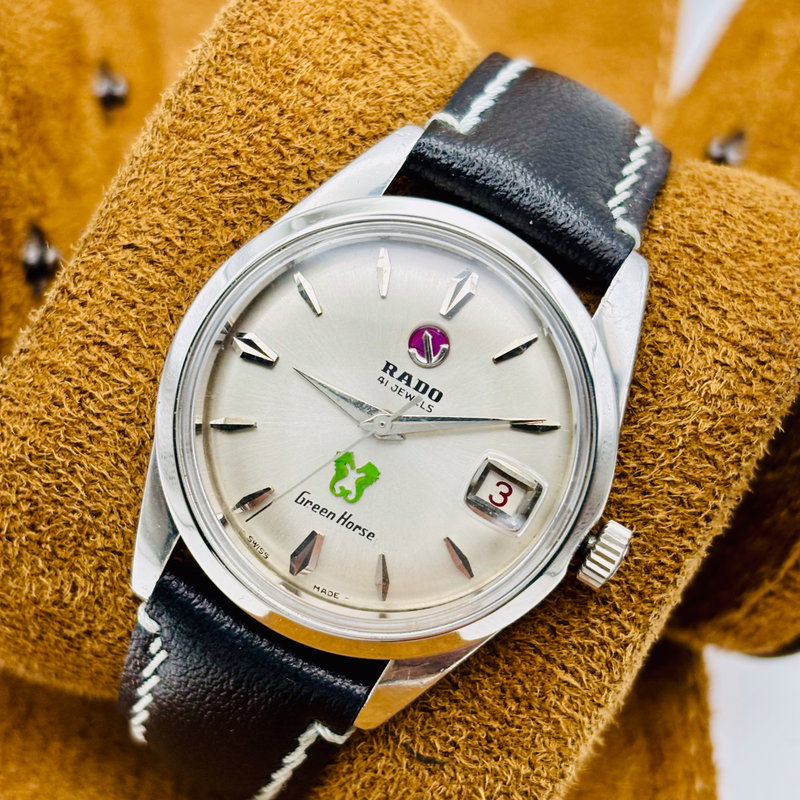 Rado Rado - Green Horse - No reserve price - 11657 - Men - 1960-1969  vintage watch - image 3