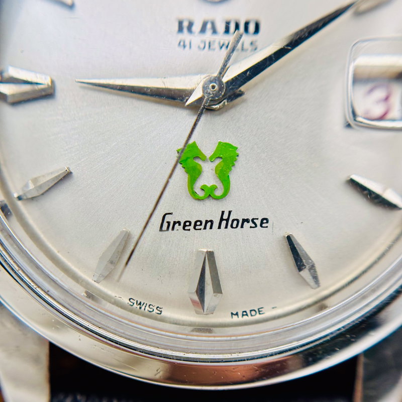 Rado Rado - Green Horse - No reserve price - 11657 - Men - 1960-1969  vintage watch - image 8