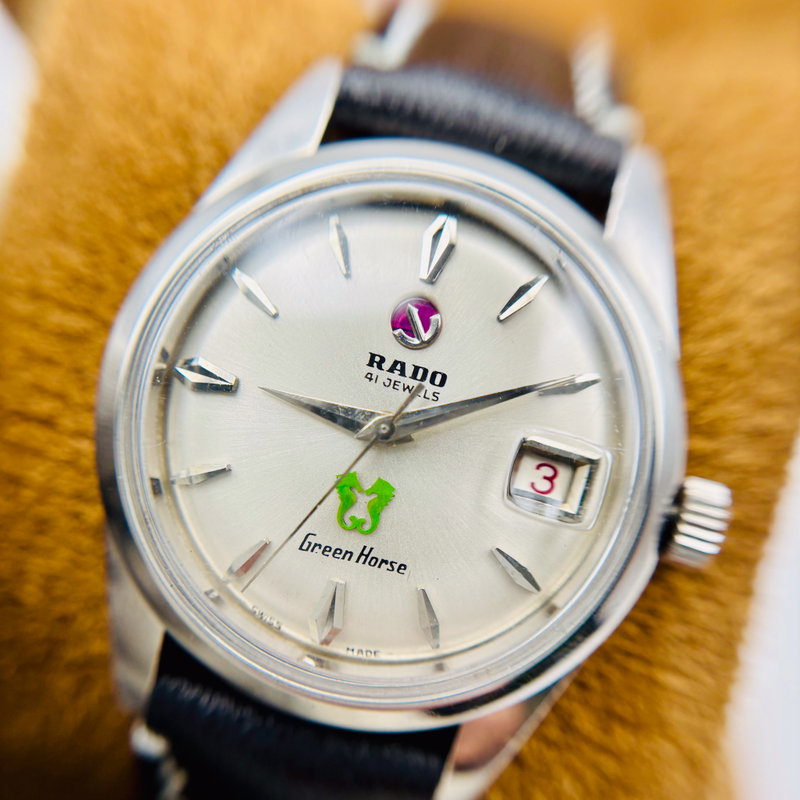 Rado Rado - Green Horse - No reserve price - 11657 - Men - 1960-1969  vintage watch - image 10