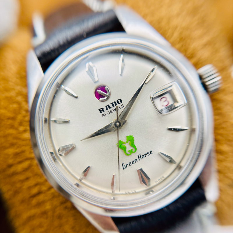 Rado Rado - Green Horse - No reserve price - 11657 - Men - 1960-1969  vintage watch - image 11