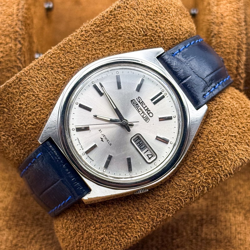 Seiko Seiko - Actus 清光 (Seikō) – Clean Light - No reserve price - 253028 - Men - 1970-1979  vintage watch - image 7