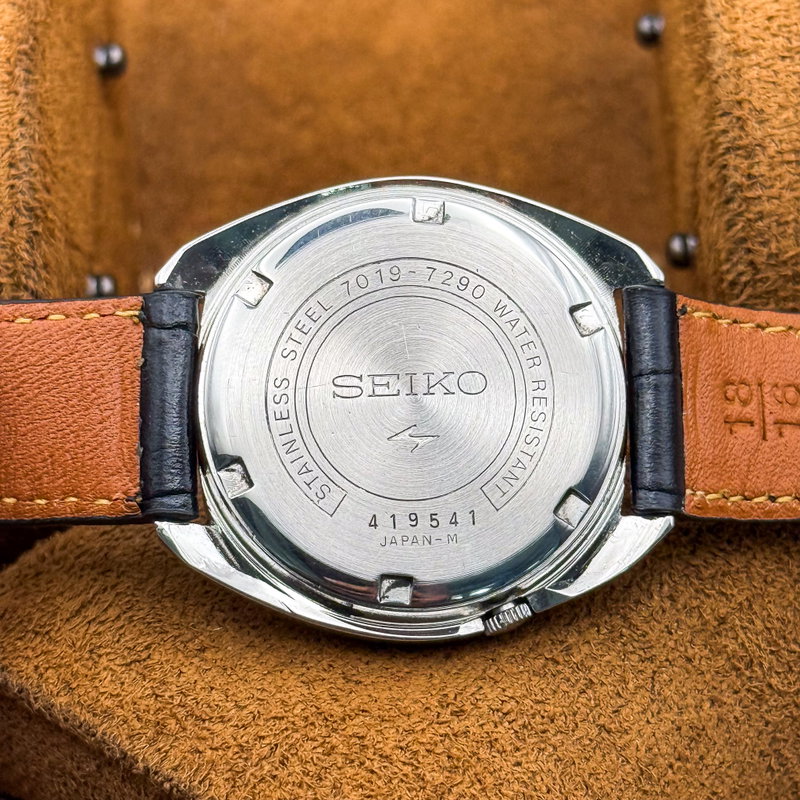 Seiko Seiko - 5 Actus "Gradient Vivid Blue Sunburst" 光宙 (Kōchū) – Cosmic Light - No reserve price - 7019-7290 - Men - 1974 vintage watch - image 23