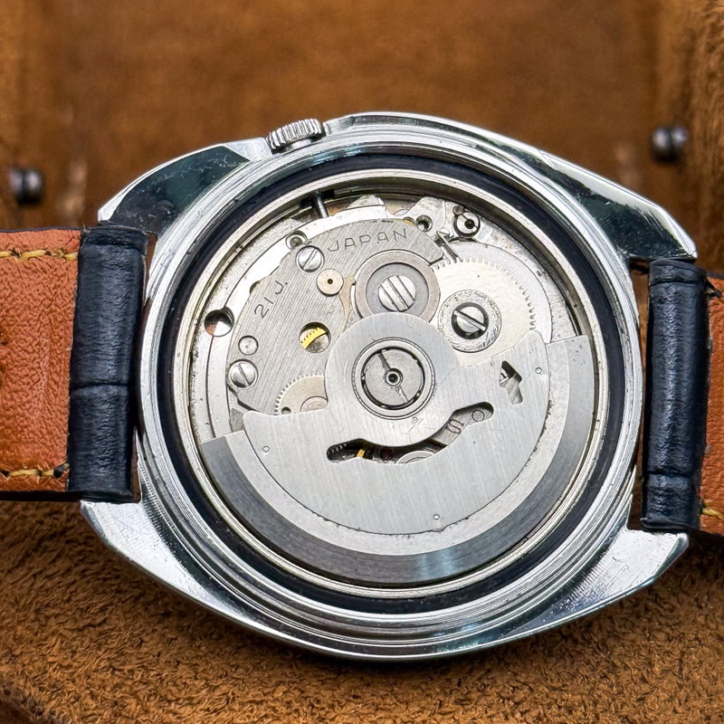 Seiko Seiko - 5 Actus "Gradient Vivid Blue Sunburst" 光宙 (Kōchū) – Cosmic Light - No reserve price - 7019-7290 - Men - 1974 vintage watch - image 24