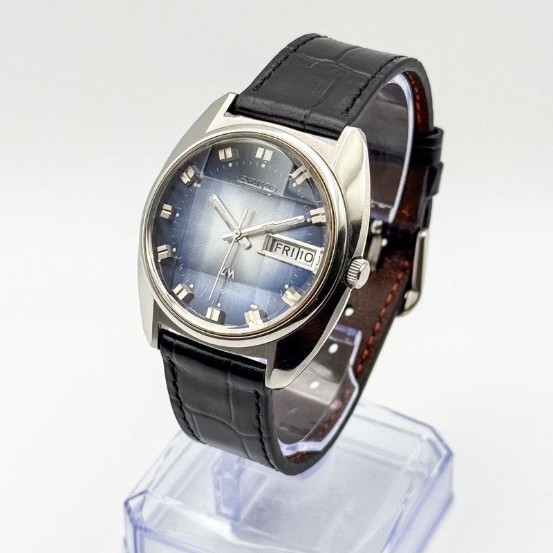 Seiko Seiko - Lord Matic "Gradient Blue Sunburst" 蒼影 (Sōei) – Blue Shadow - No reserve price - 5606-7230 - Men - 1973 vintage watch - image 1