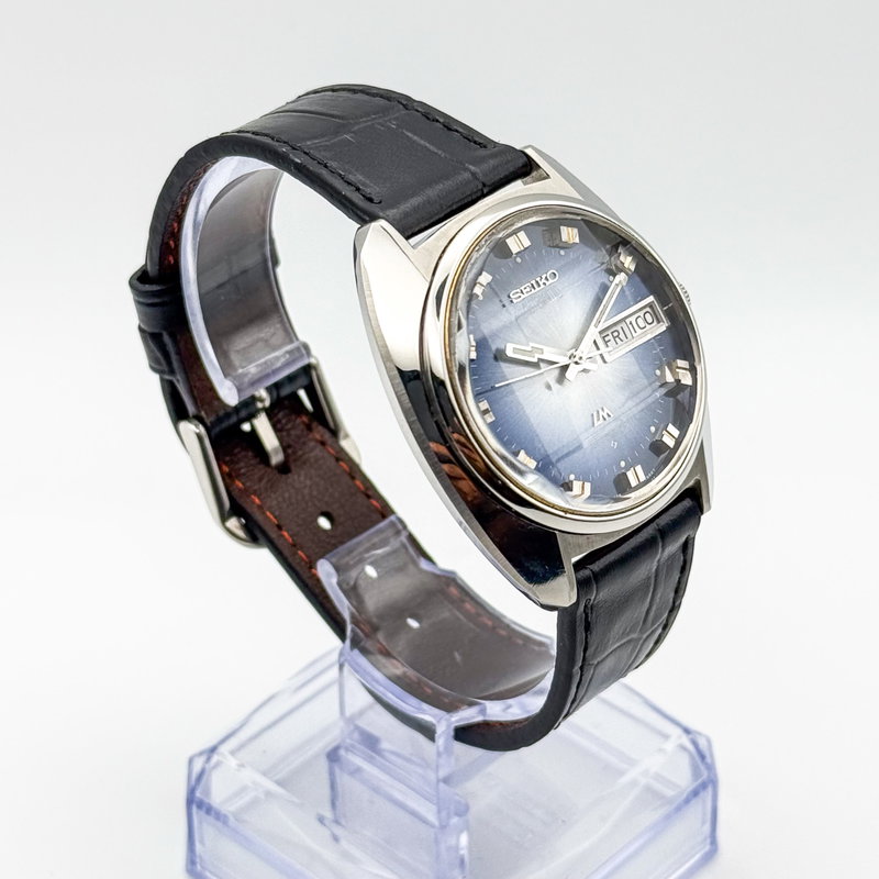 Seiko Seiko - Lord Matic "Gradient Blue Sunburst" 蒼影 (Sōei) – Blue Shadow - No reserve price - 5606-7230 - Men - 1973 vintage watch - image 5