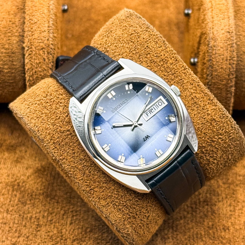 Seiko Seiko - Lord Matic "Gradient Blue Sunburst" 蒼影 (Sōei) – Blue Shadow - No reserve price - 5606-7230 - Men - 1973 vintage watch - image 14