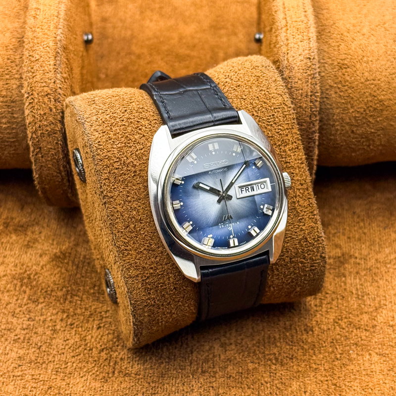 Seiko Seiko - Lord Matic "Gradient Blue Sunburst" 蒼影 (Sōei) – Blue Shadow - No reserve price - 5606-7230 - Men - 1973 vintage watch - image 18