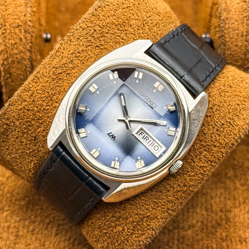 Seiko Seiko - Lord Matic "Gradient Blue Sunburst" 蒼影 (Sōei) – Blue Shadow - No reserve price - 5606-7230 - Men - 1973 vintage watch - image 21