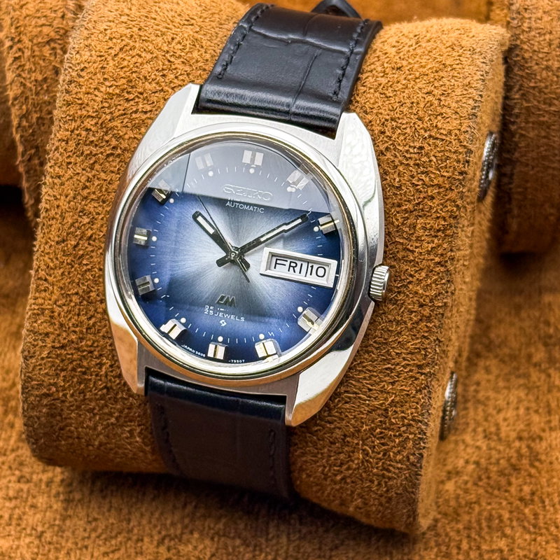 Seiko Seiko - Lord Matic "Gradient Blue Sunburst" 蒼影 (Sōei) – Blue Shadow - No reserve price - 5606-7230 - Men - 1973 vintage watch - image 22