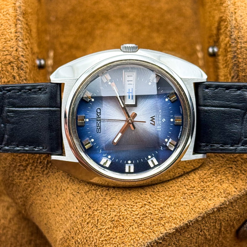 Seiko Seiko - Lord Matic "Gradient Blue Sunburst" 蒼影 (Sōei) – Blue Shadow - No reserve price - 5606-7230 - Men - 1973 vintage watch - image 32