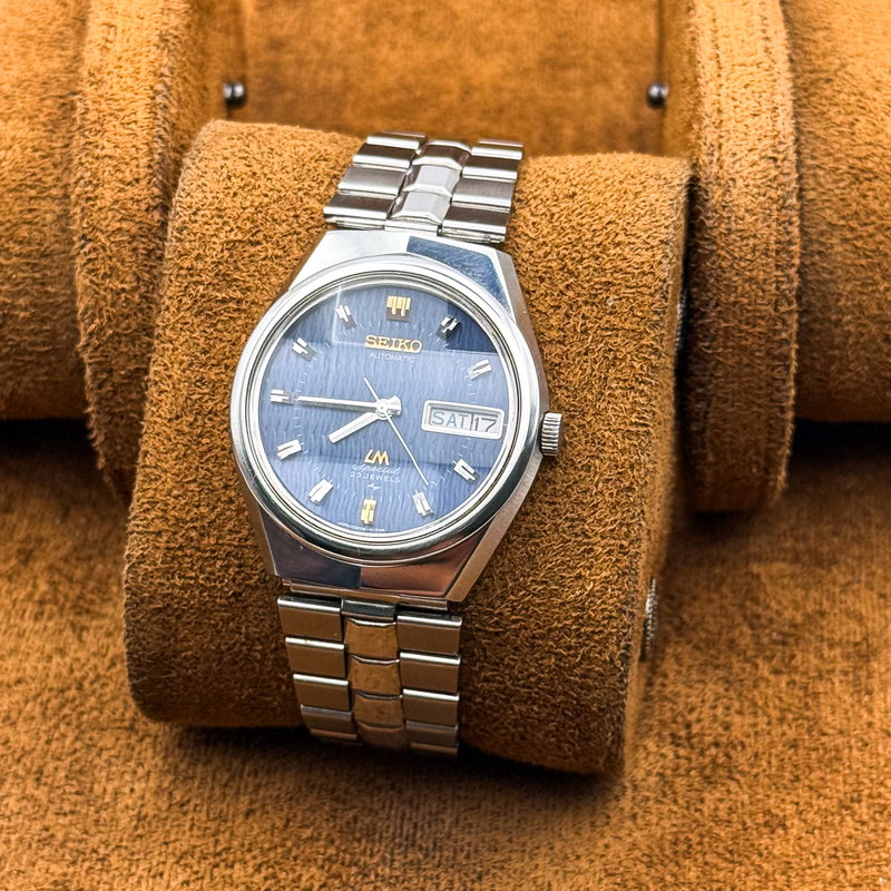 Seiko Seiko - Lord Matic Special "Wavy Gradient Blue" - No reserve price - 5206-6100 - Men - 1973 vintage watch - image 9
