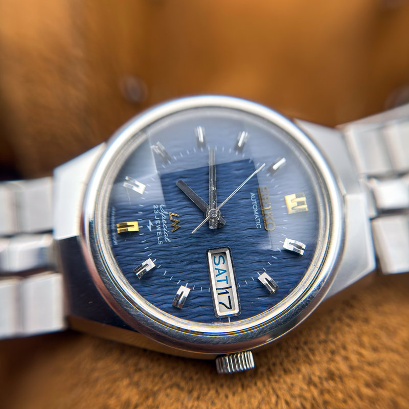 Seiko Seiko - Lord Matic Special "Wavy Gradient Blue" - No reserve price - 5206-6100 - Men - 1973 vintage watch - image 20