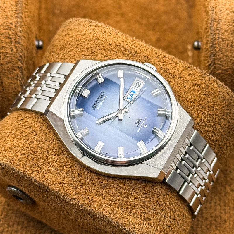 Seiko Seiko - Lord Matic 青嵐 (Ao Arashi) – Blue Storm - No reserve price - 5606-5050 - Men - 1971 vintage watch - image 15