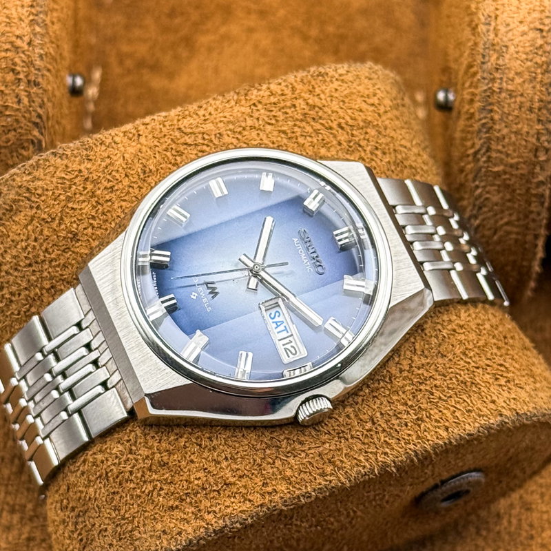 Seiko Seiko - Lord Matic 青嵐 (Ao Arashi) – Blue Storm - No reserve price - 5606-5050 - Men - 1971 vintage watch - image 17