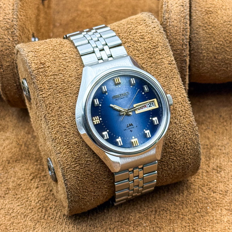 Seiko Seiko - Lord Matic 蒼幻 (Sōgen) – Blue Illusion - No reserve price - 5606-7290 - Men - 1973 vintage watch - image 12