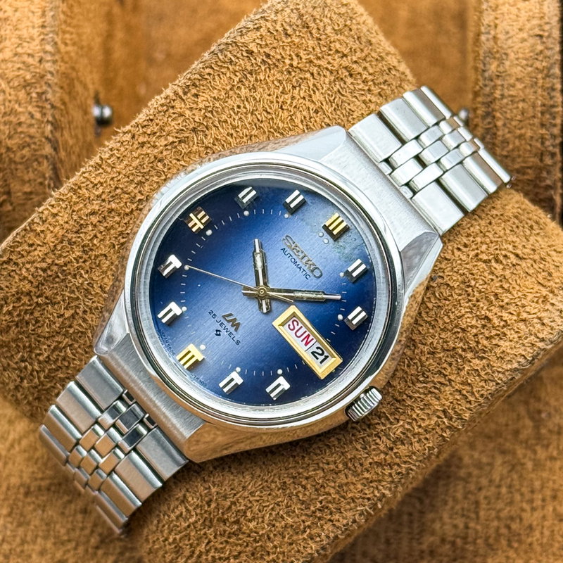 Seiko Seiko - Lord Matic 蒼幻 (Sōgen) – Blue Illusion - No reserve price - 5606-7290 - Men - 1973 vintage watch - image 15