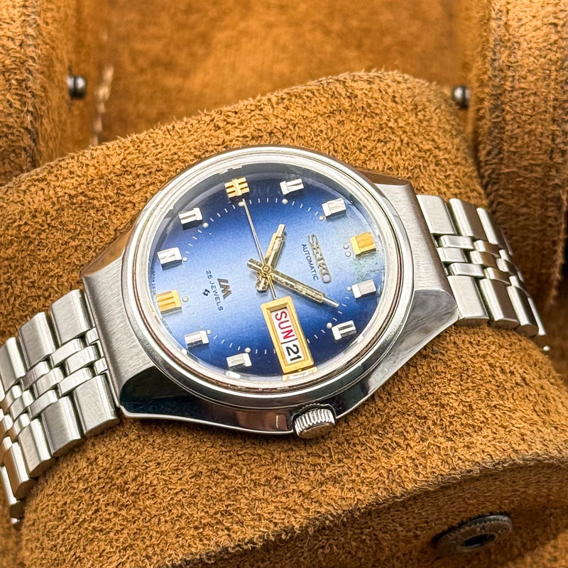 Seiko Seiko - Lord Matic 蒼幻 (Sōgen) – Blue Illusion - No reserve price - 5606-7290 - Men - 1973 vintage watch - image 16