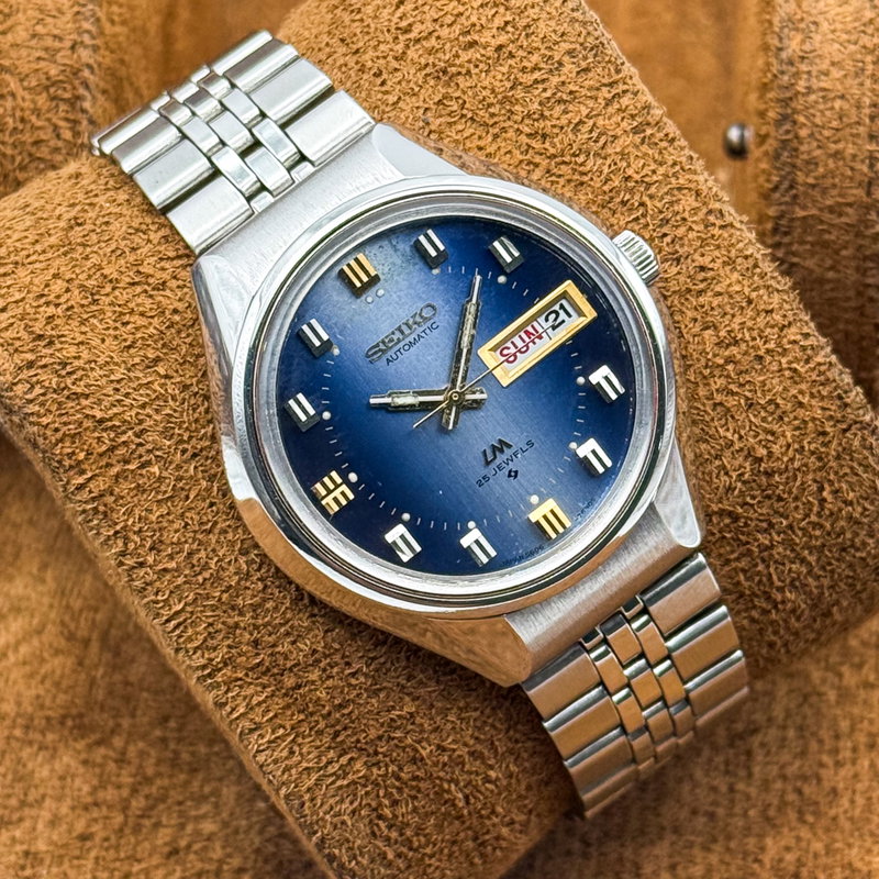 Seiko Seiko - Lord Matic 蒼幻 (Sōgen) – Blue Illusion - No reserve price - 5606-7290 - Men - 1973 vintage watch - image 17