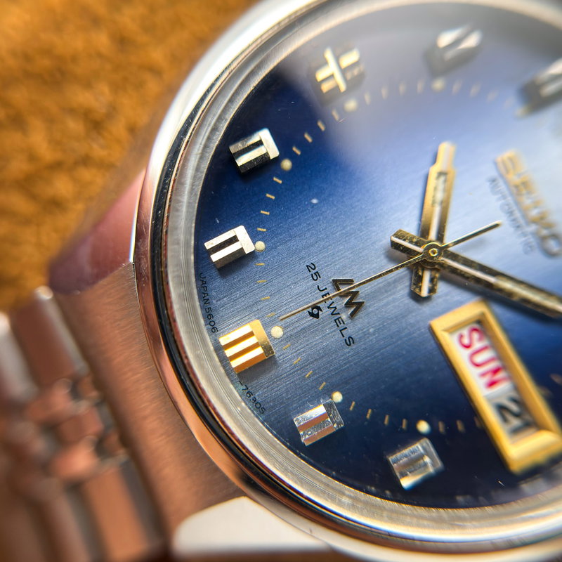 Seiko Seiko - Lord Matic 蒼幻 (Sōgen) – Blue Illusion - No reserve price - 5606-7290 - Men - 1973 vintage watch - image 18