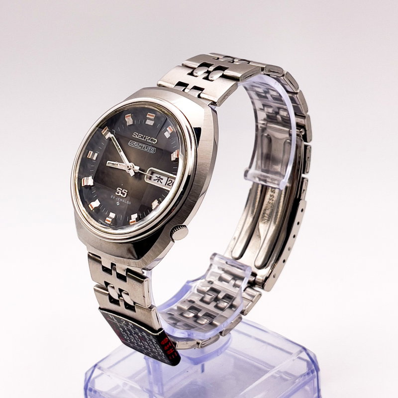 Seiko Seiko - 5 Actus SS "Charcoal Grey Sunburst" 微律 (Biritsu) – Subtle Rhythm - No reserve price - 6106-7590 - Men - 1972 vintage watch - image 2