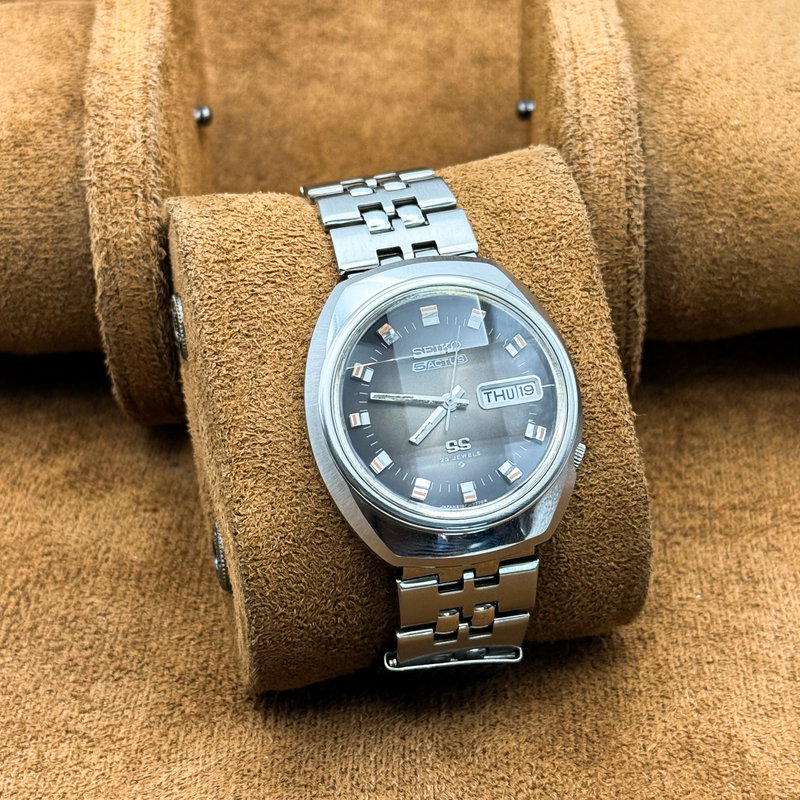 Seiko Seiko - 5 Actus SS "Charcoal Grey Sunburst" 微律 (Biritsu) – Subtle Rhythm - No reserve price - 6106-7590 - Men - 1972 vintage watch - image 15