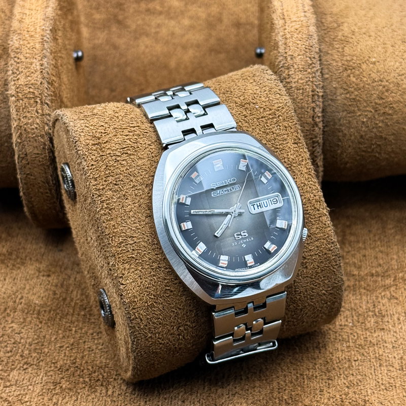Seiko Seiko - 5 Actus SS "Charcoal Grey Sunburst" 微律 (Biritsu) – Subtle Rhythm - No reserve price - 6106-7590 - Men - 1972 vintage watch - image 16
