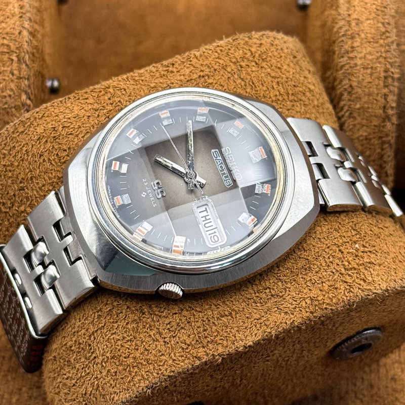 Seiko Seiko - 5 Actus SS "Charcoal Grey Sunburst" 微律 (Biritsu) – Subtle Rhythm - No reserve price - 6106-7590 - Men - 1972 vintage watch - image 20