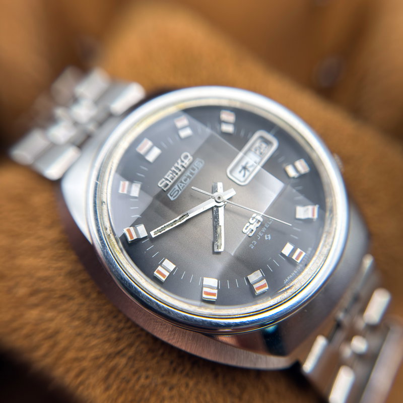 Seiko Seiko - 5 Actus SS "Charcoal Grey Sunburst" 微律 (Biritsu) – Subtle Rhythm - No reserve price - 6106-7590 - Men - 1972 vintage watch - image 24