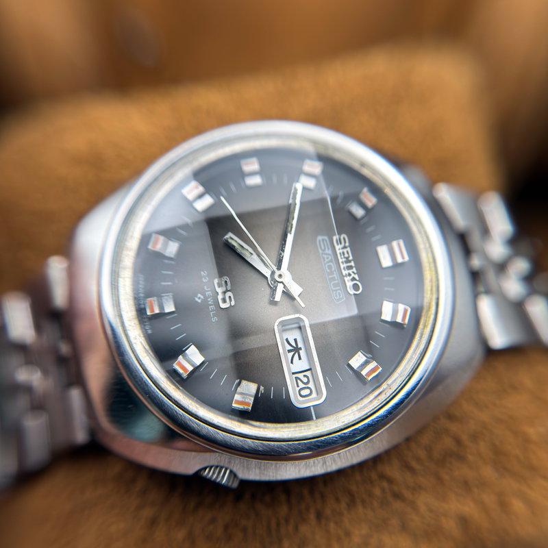 Seiko Seiko - 5 Actus SS "Charcoal Grey Sunburst" 微律 (Biritsu) – Subtle Rhythm - No reserve price - 6106-7590 - Men - 1972 vintage watch - image 26