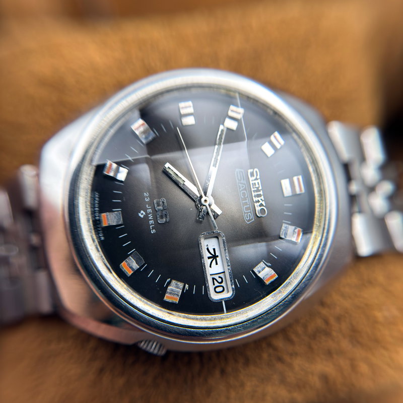 Seiko Seiko - 5 Actus SS "Charcoal Grey Sunburst" 微律 (Biritsu) – Subtle Rhythm - No reserve price - 6106-7590 - Men - 1972 vintage watch - image 27