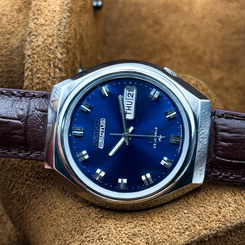 Seiko Seiko - 5 Actus SS [Near-Mint]  幻影 (Genei) – Phantom Shadow - No reserve price - 6106-8680 - Men - 1975 vintage watch - image 21