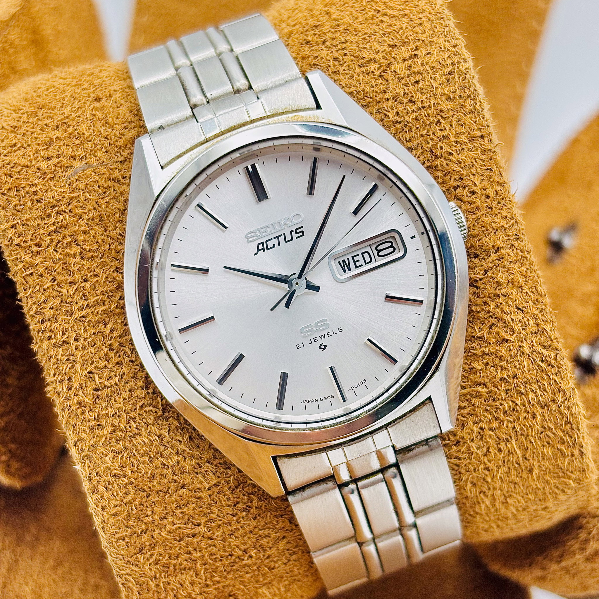 Seiko - Actus  [Near-NOS] 霧ヶ峰 (Kiri ga Mine) – Peak of Mist - No Reserve Price - 6306-8020 - Men - 1976