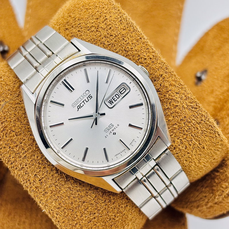 Seiko Seiko - Actus  [Near-NOS] 霧ヶ峰 (Kiri ga Mine) – Peak of Mist - No Reserve Price - 6306-8020 - Men - 1976 vintage watch - image 3
