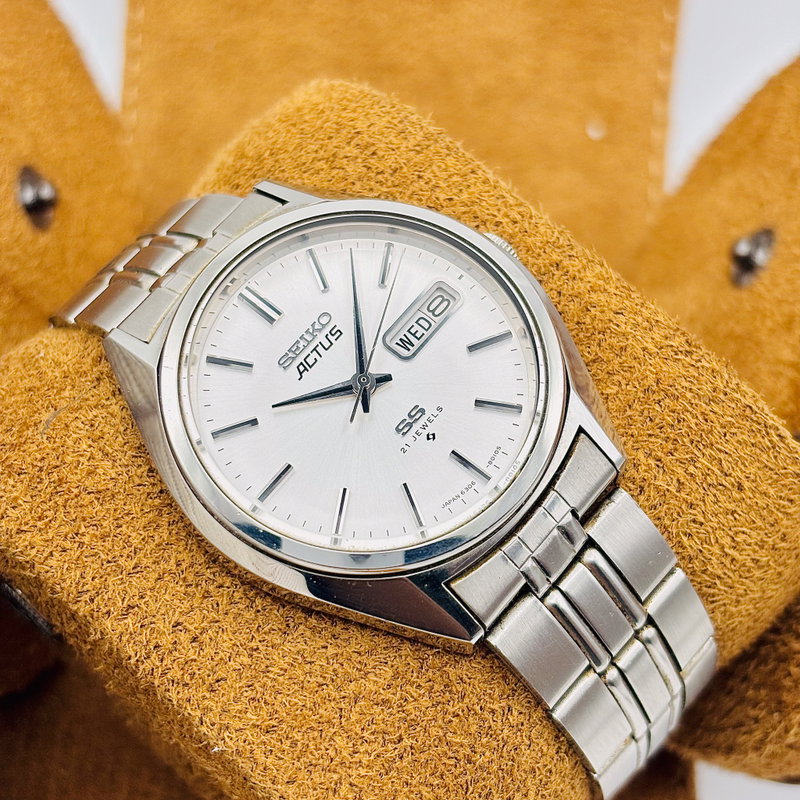 Seiko Seiko - Actus  [Near-NOS] 霧ヶ峰 (Kiri ga Mine) – Peak of Mist - No Reserve Price - 6306-8020 - Men - 1976 vintage watch - image 4
