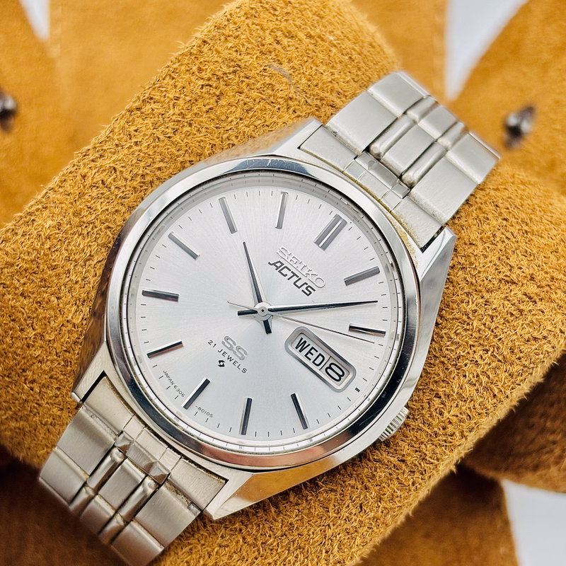 Seiko Seiko - Actus  [Near-NOS] 霧ヶ峰 (Kiri ga Mine) – Peak of Mist - No Reserve Price - 6306-8020 - Men - 1976 vintage watch - image 6