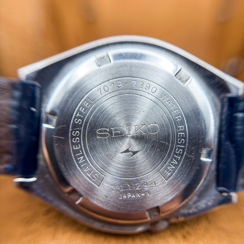 Seiko Seiko - Advan "Gradient Blue Sunburst" 遥音 (Harune) – Distant Sound - No reserve price - 7019-7290 - Men - 1973 vintage watch - image 25