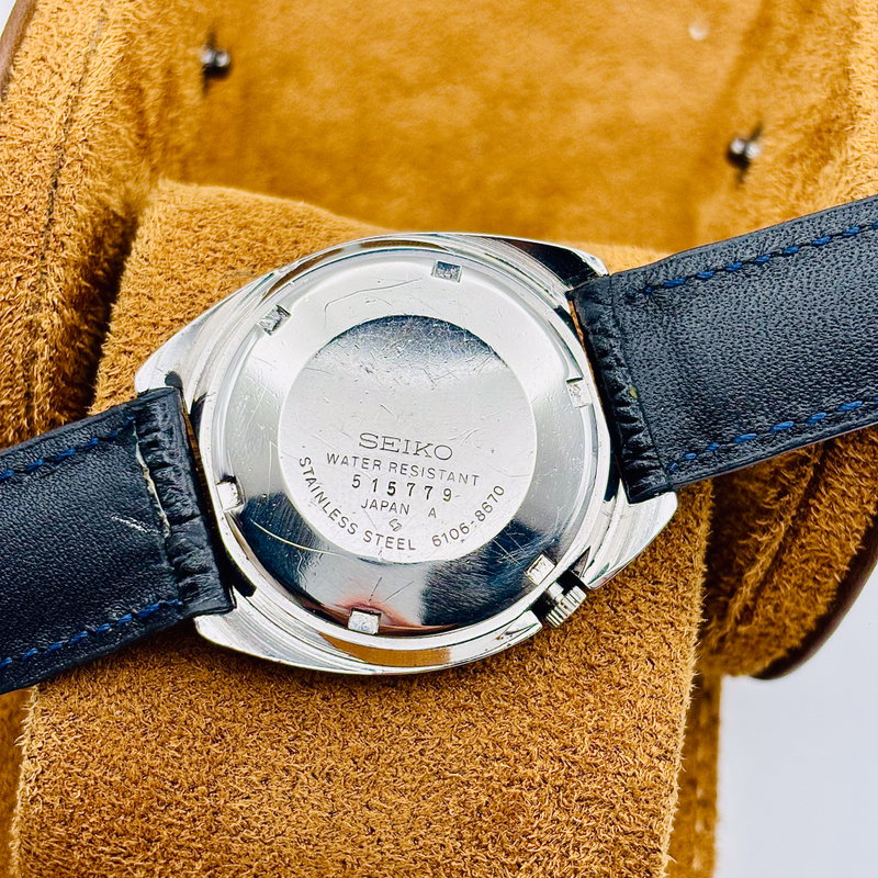 Seiko Seiko - Actus "Blue Sunburst" 蒼影 (Sōei) – Blue Shadow - No Reserve Price - 6106-8670 - Men - 1975 vintage watch - image 20