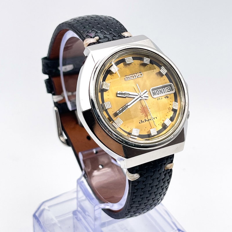 Seiko Seiko - Advan "Radiant Golden Sunburst" 賢耀 (Ken’yō) – Wise Radiance - No reserve price - 6106-7570 - Men - 1972 vintage watch - image 2