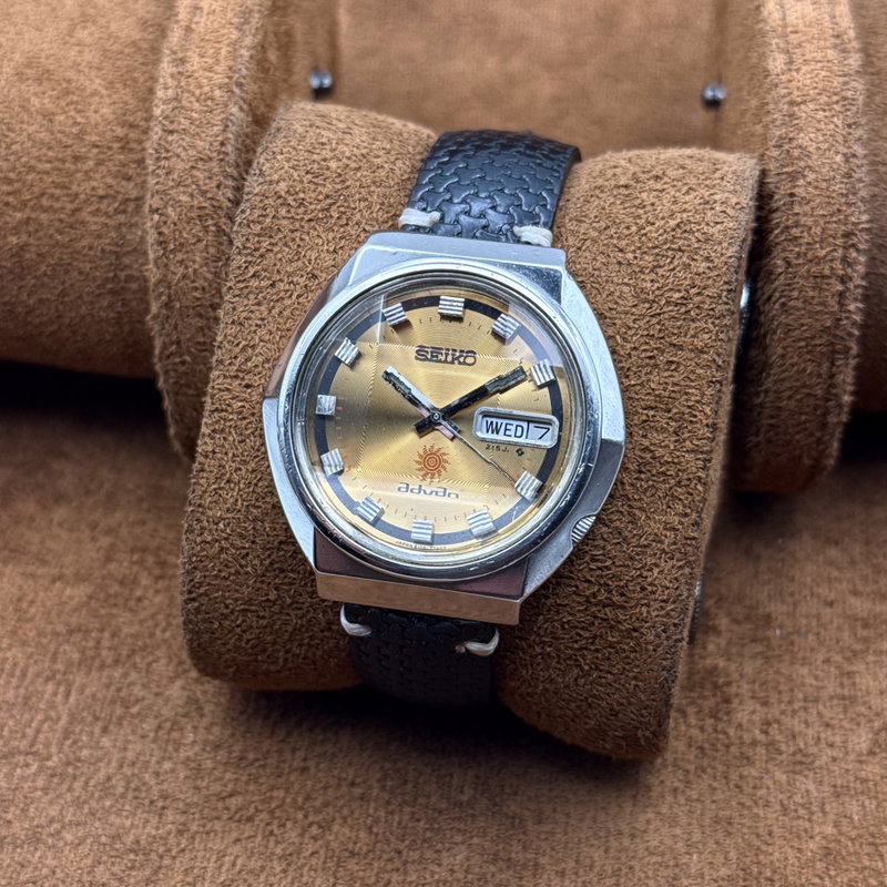 Seiko Seiko - Advan "Radiant Golden Sunburst" 賢耀 (Ken’yō) – Wise Radiance - No reserve price - 6106-7570 - Men - 1972 vintage watch - image 10