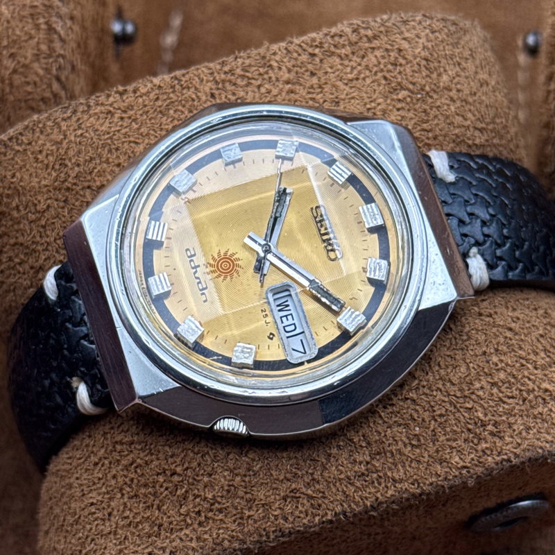 Seiko Seiko - Advan "Radiant Golden Sunburst" 賢耀 (Ken’yō) – Wise Radiance - No reserve price - 6106-7570 - Men - 1972 vintage watch - image 15