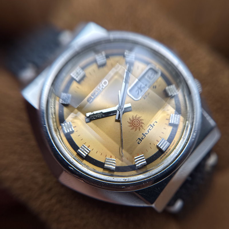 Seiko Seiko - Advan "Radiant Golden Sunburst" 賢耀 (Ken’yō) – Wise Radiance - No reserve price - 6106-7570 - Men - 1972 vintage watch - image 22