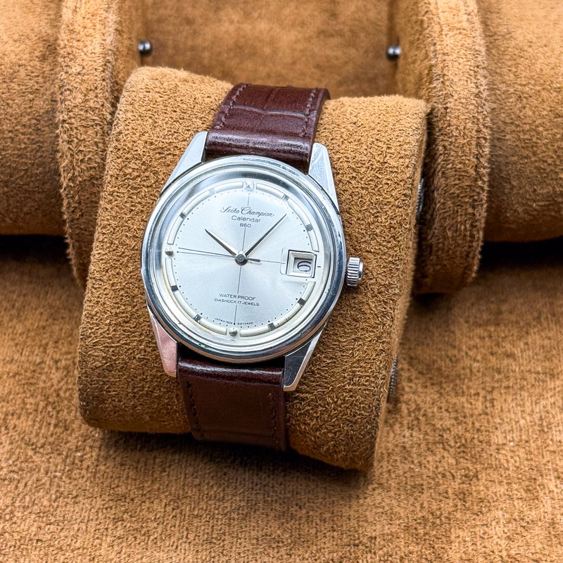 Seiko Seiko - Champion Calendar 860 静宙 (Seichū) – Silent Sky - No reserve price - 5622-8980 - Men - 1965 vintage watch - image 8