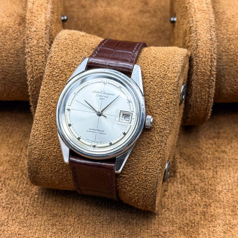 Seiko Seiko - Champion Calendar 860 静宙 (Seichū) – Silent Sky - No reserve price - 5622-8980 - Men - 1965 vintage watch - image 9