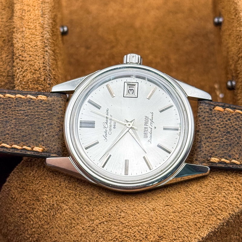 Seiko Seiko - Champion Calendar 860 銀輪 (Ginrin) – Silver Halo - No reserve price - J13078 - Men - 1963 vintage watch - image 9