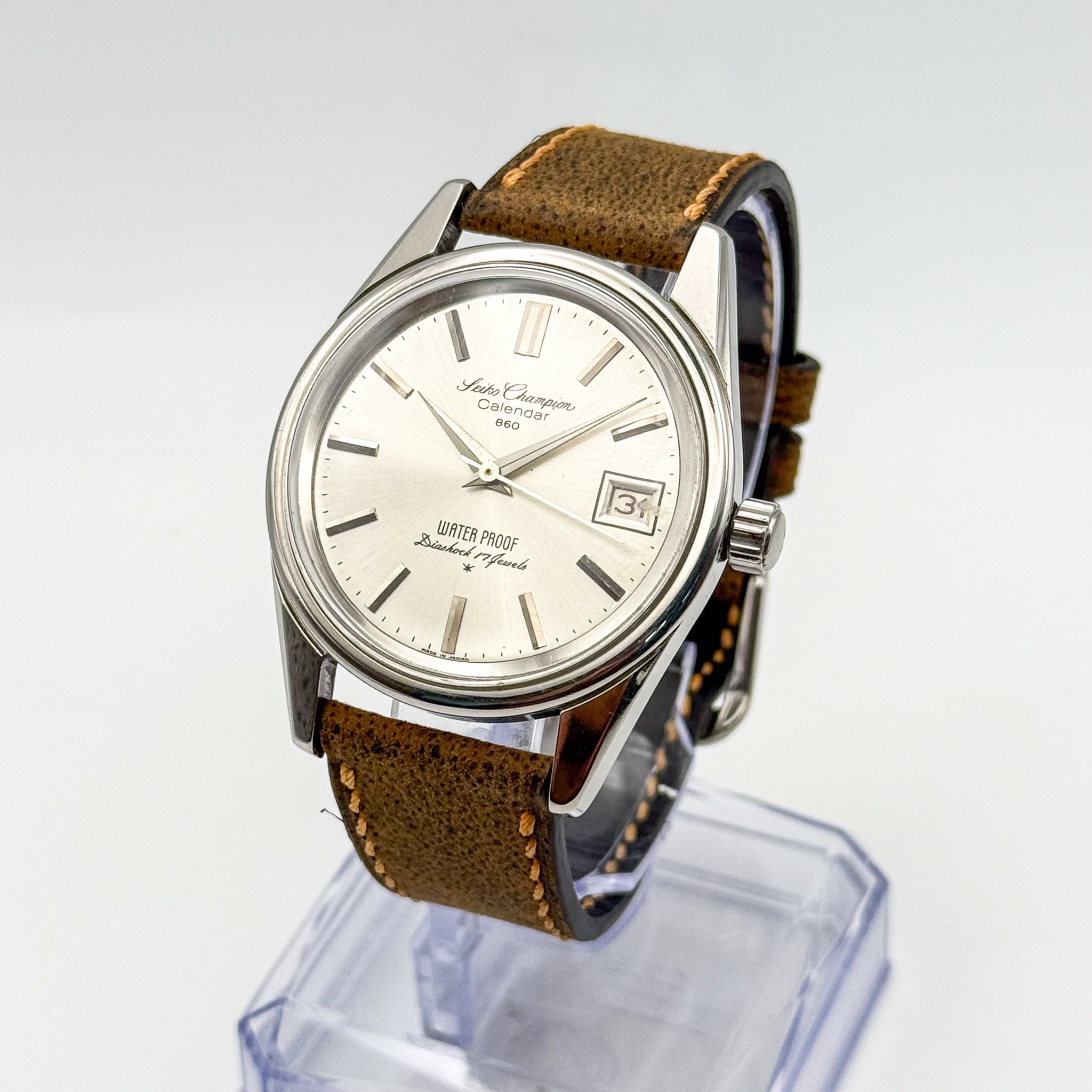 Seiko - Champion Calendar 860 銀輪 (Ginrin) – Silver Halo - No reserve price - J13078 - Men - 1963