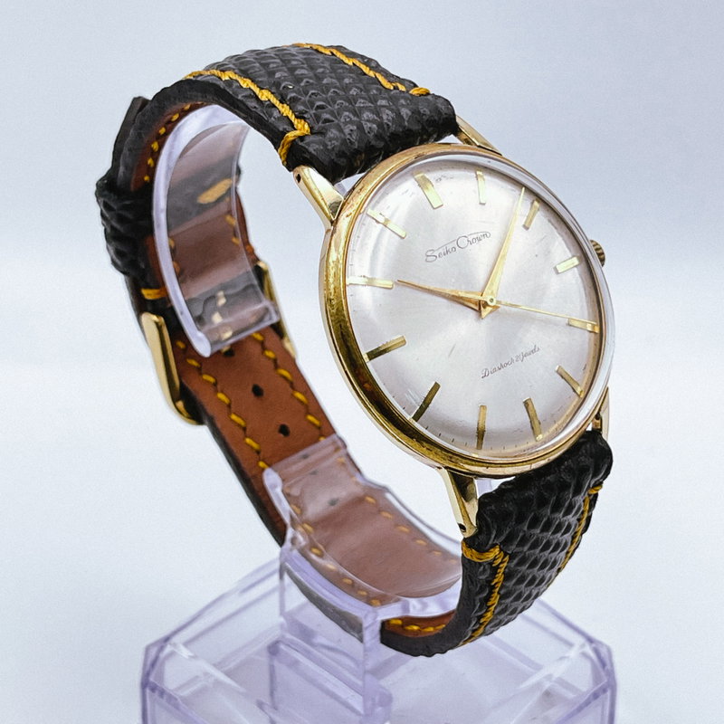 Seiko Seiko - Crown 雨星 (Amaboshi) – Rain Star - No reserve price - J15003E - Men - 1963 vintage watch - image 4